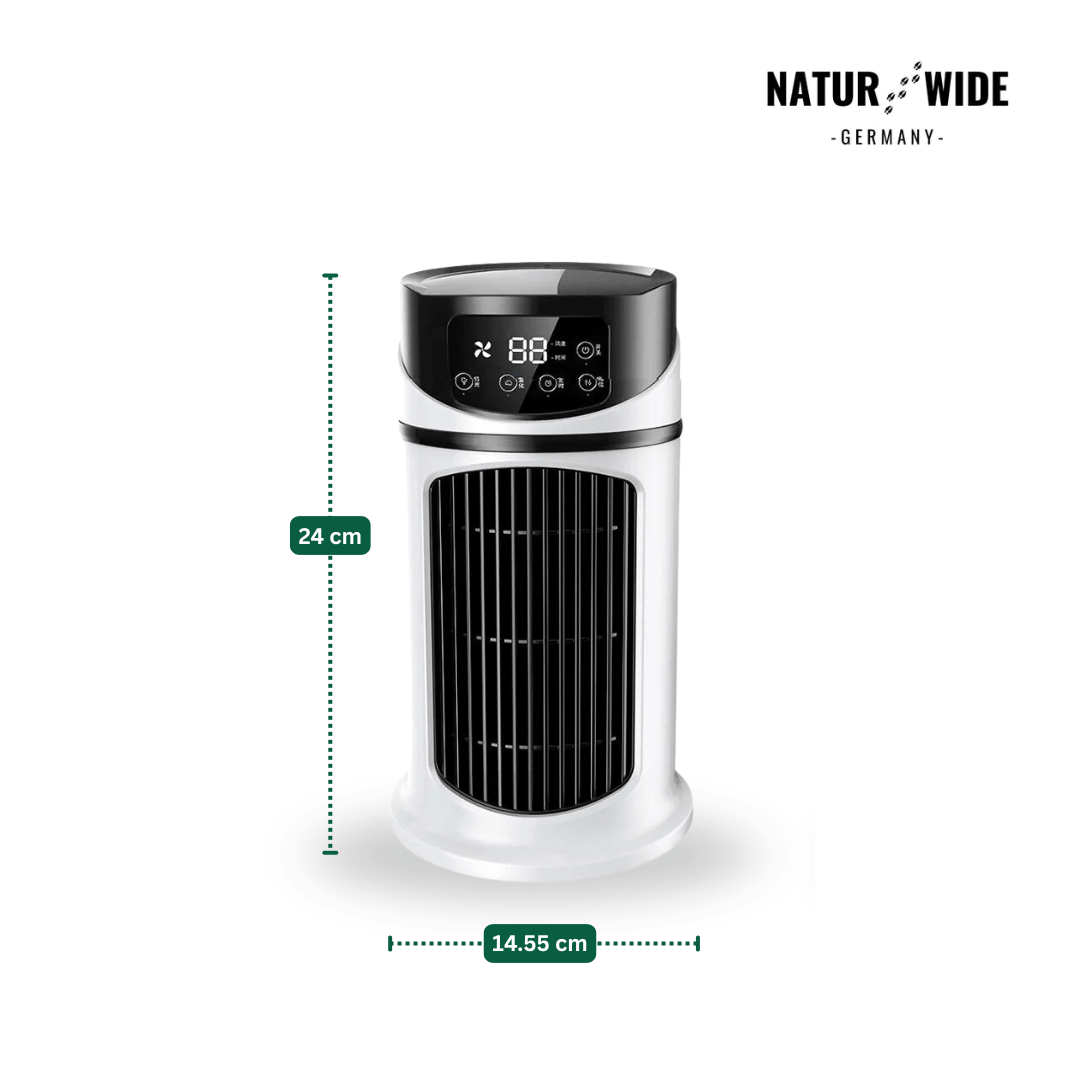 Mini-Luftkühler mit USB, Ventilator & Befeuchter – Ansicht 11