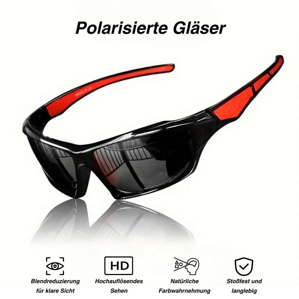 Polarisierte Sportsonnenbrille mit UV400-Schutz – Ansicht 8
