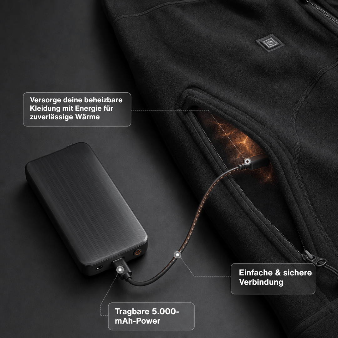 Akku-Paar für beheizte Socken, 2 × 4.000 mAh – Ansicht 7