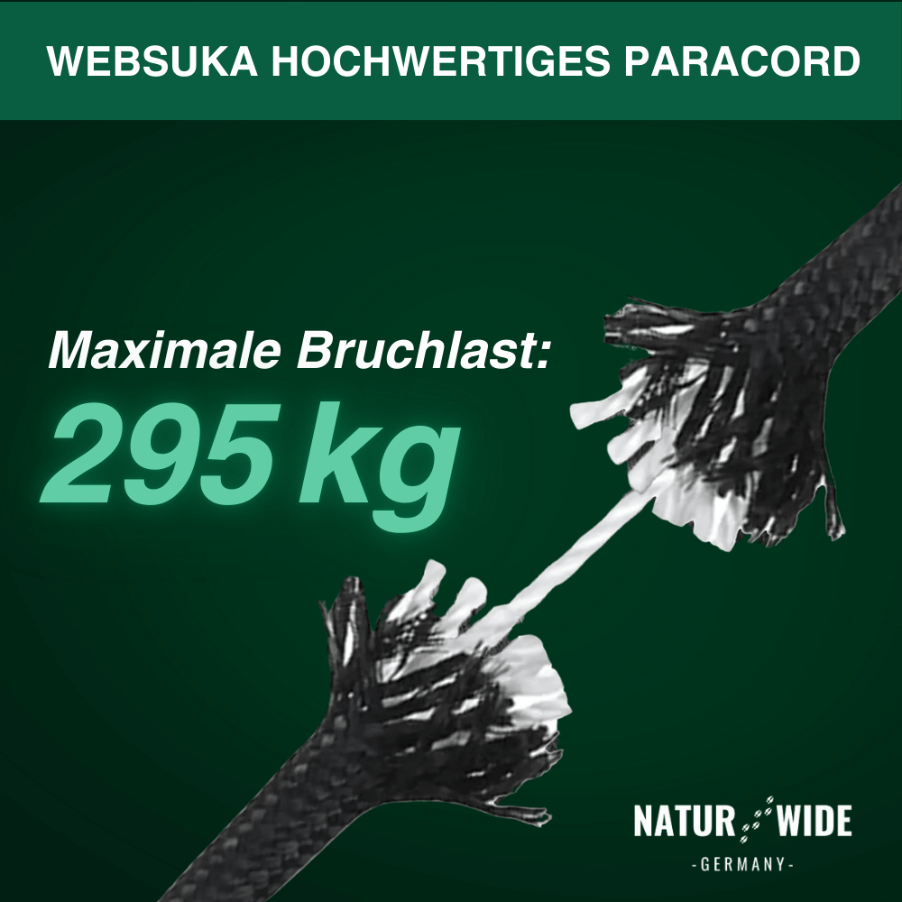 Paracord mit 9 Kernen, 5, 15 oder 31 m – Ansicht 3