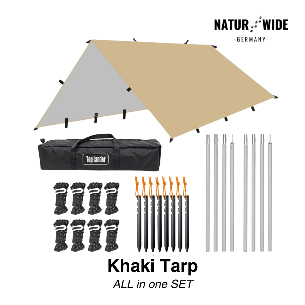 Tarp 3 × 3 oder 4 × 4 m, 3000 mm, UV50+ – Ansicht 9