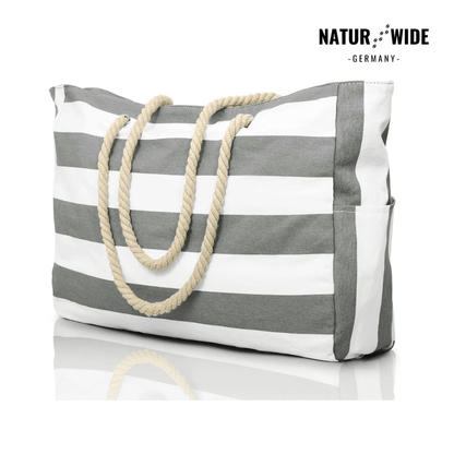 Strandtasche mit Reißverschluss, 50 × 35 cm – Ansicht 11