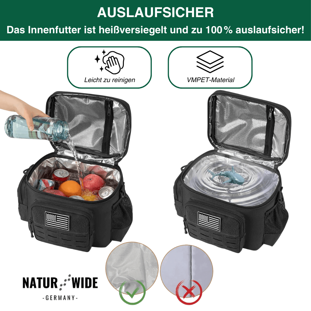 Robuste Kühltasche, isoliert für warm und kalt – Ansicht 10