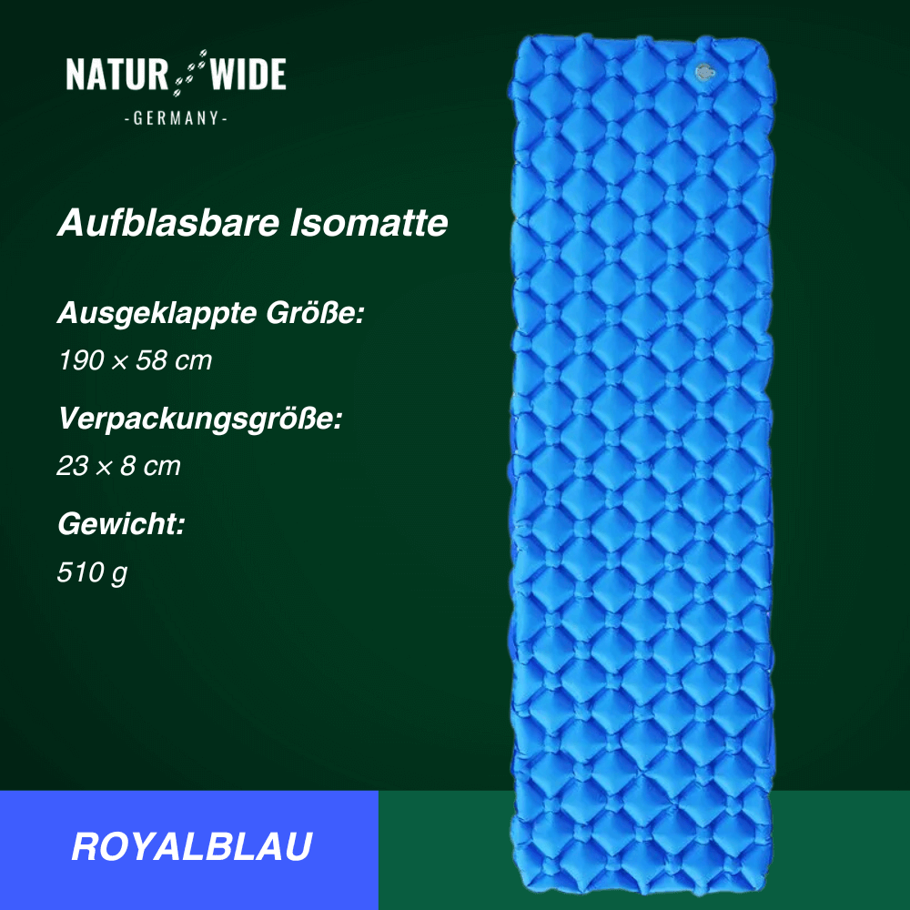 Ultraleichte Isomatte ohne Kopfteil, 550 g – Ansicht 12