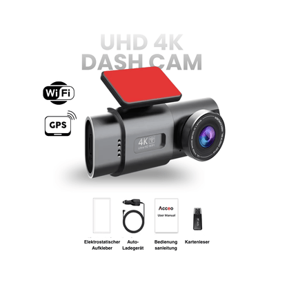 4K-Dashcam mit Sony-Sensor, WLAN & App – Ansicht 15