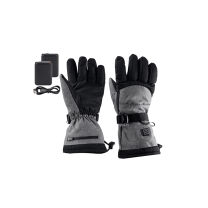 Beheizte Handschuhe mit Akku & 3 Heizstufen – Grau