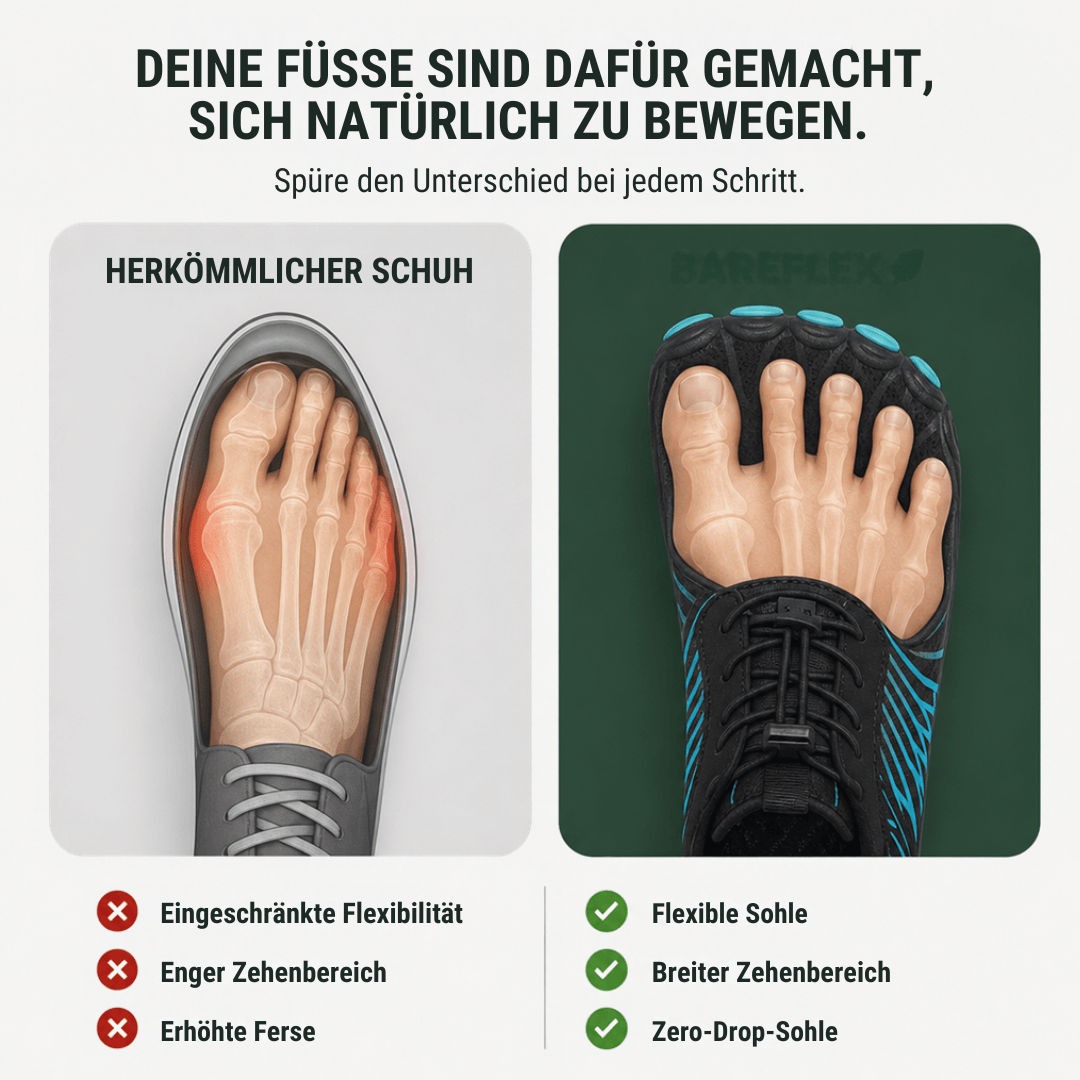 BareFlex Barfußschuhe mit 4-mm-Sohle, Unisex – Ansicht 36