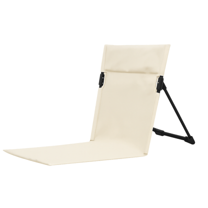 SitzFix Bodenstuhl mit Rückenlehne, nur 500 g – Beige