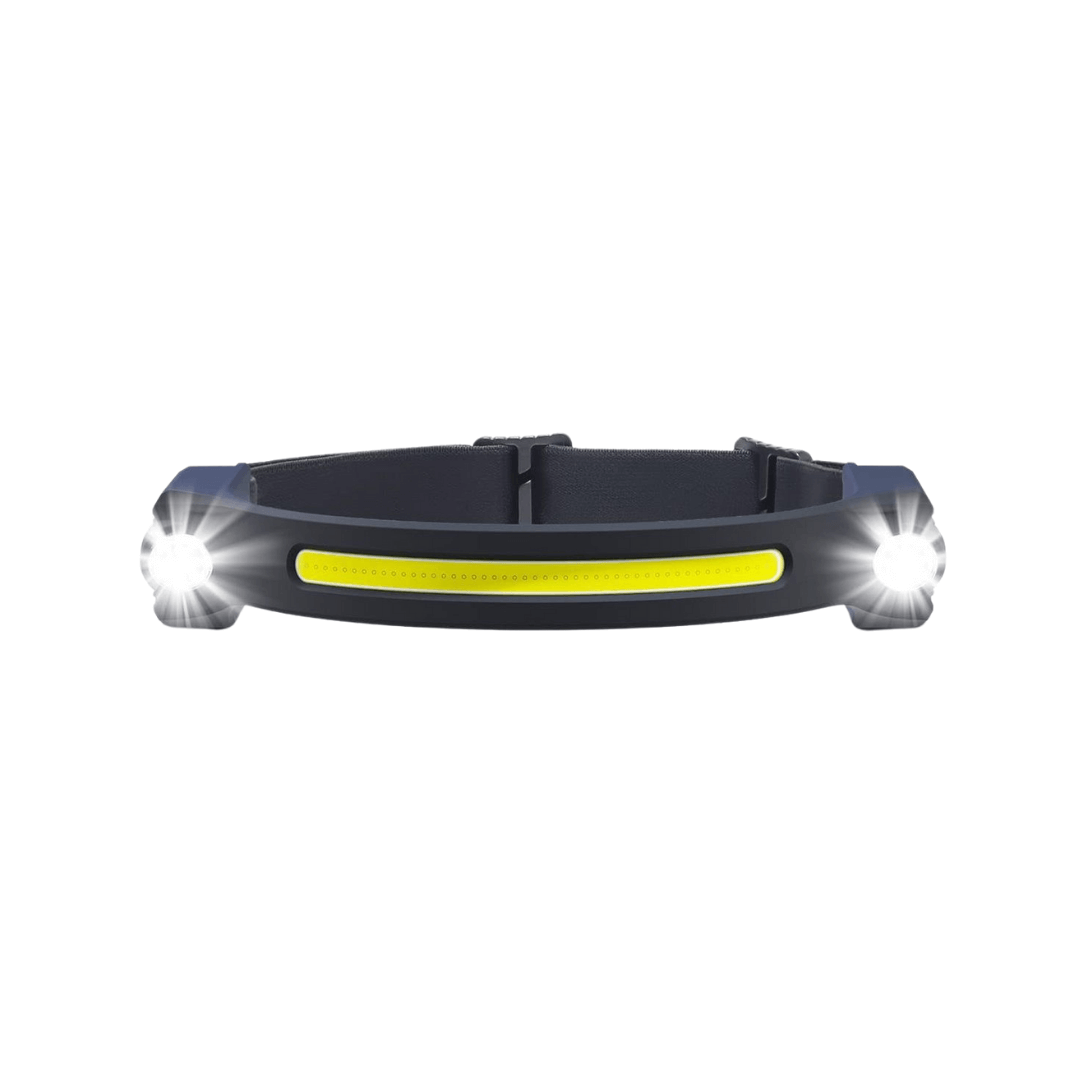 Stirnlampe mit Doppel-Fernlicht und 230° COB – Ansicht 10