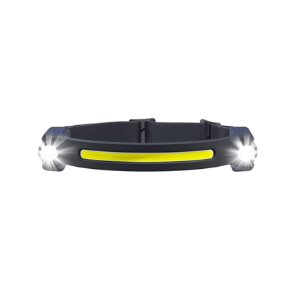 Stirnlampe mit Doppel-Fernlicht und 230° COB – Ansicht 10