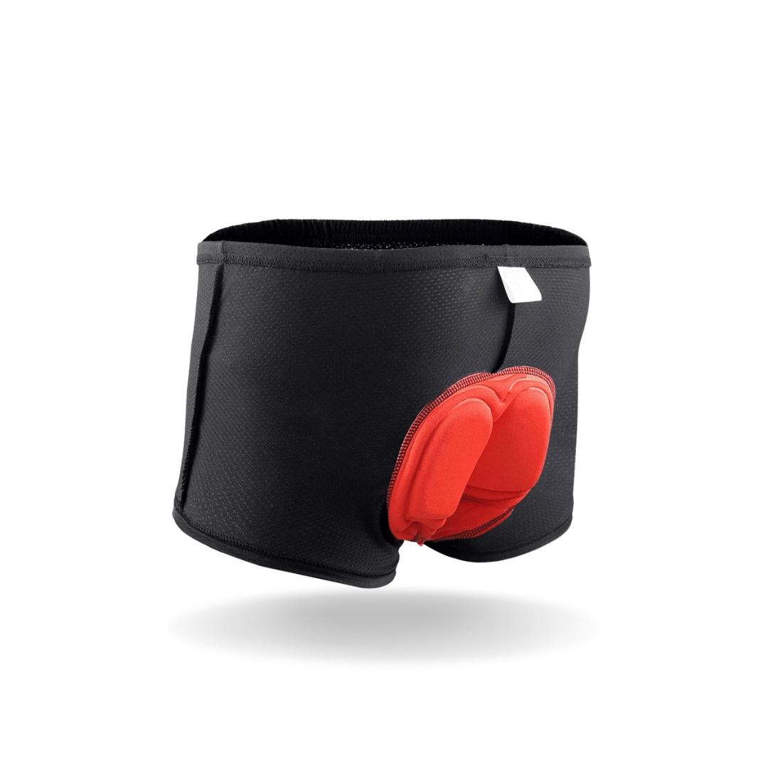 Gepolsterte Radunterhose Herren, 4D-Gelpolster – Orange