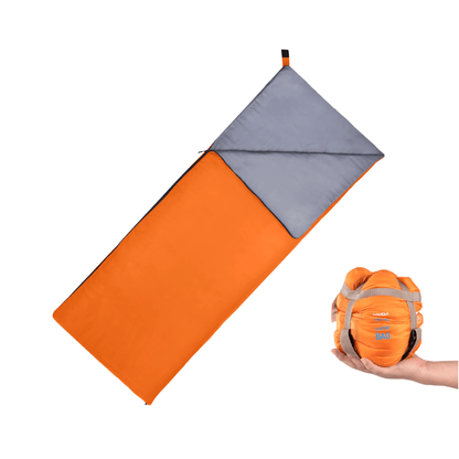 Ultraleichter Deckenschlafsack, 680 g, 15 °C – Orange