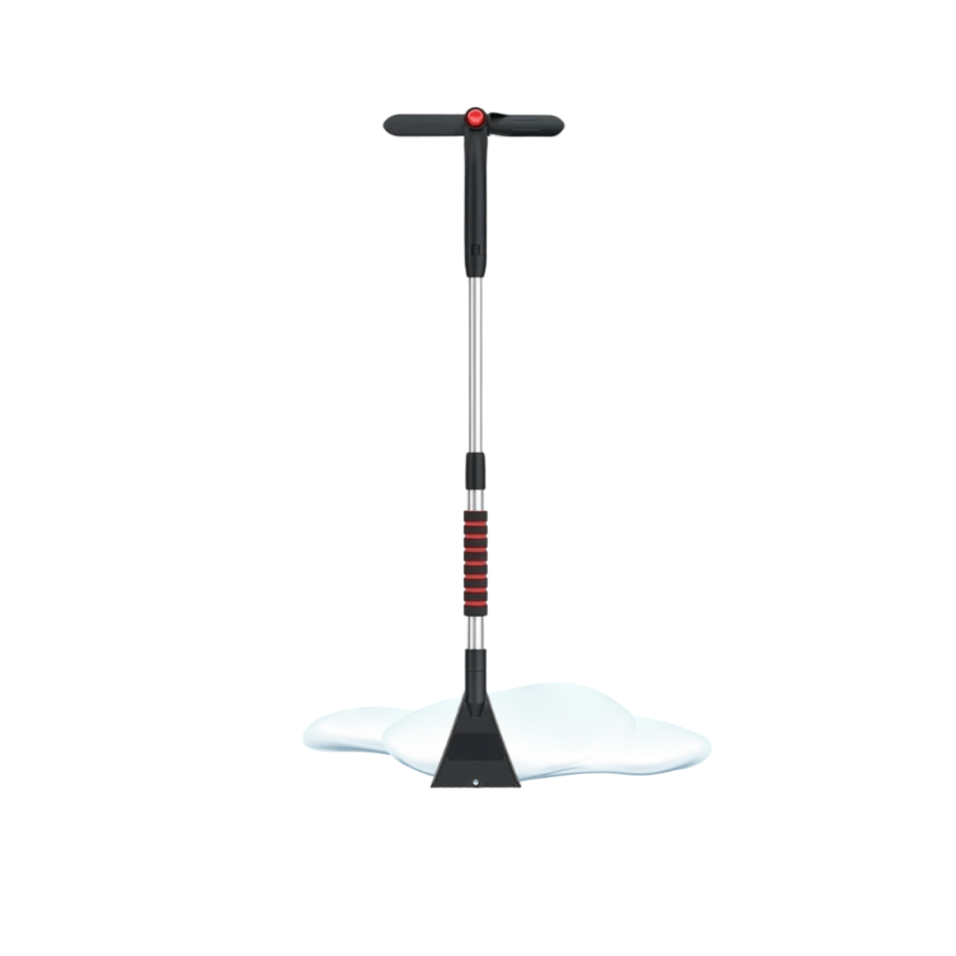 Teleskop-Schneebürste mit Eiskratzer, 2-in-1