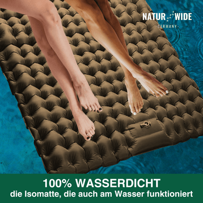 Doppel-Isomatte für 2 Personen mit Fußpumpe – Ansicht 8