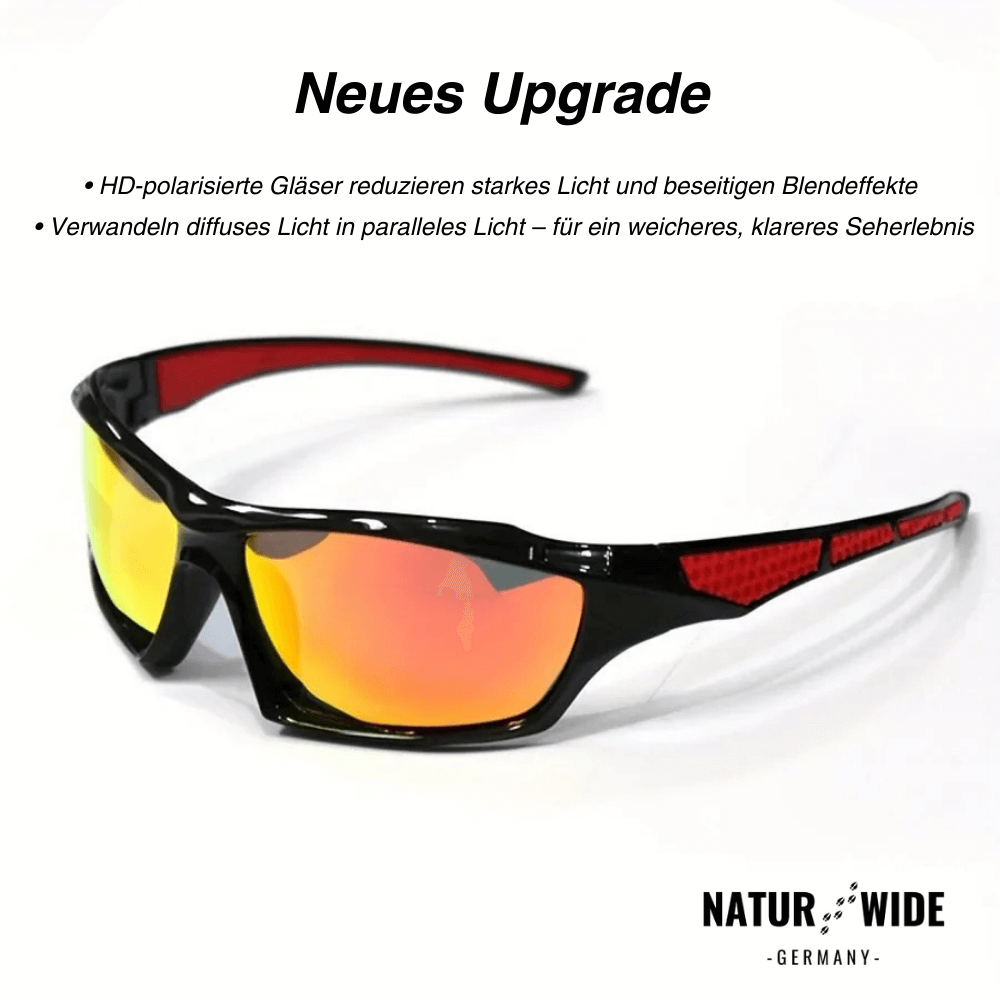 Polarisierte Sportsonnenbrille mit UV400-Schutz – Ansicht 2