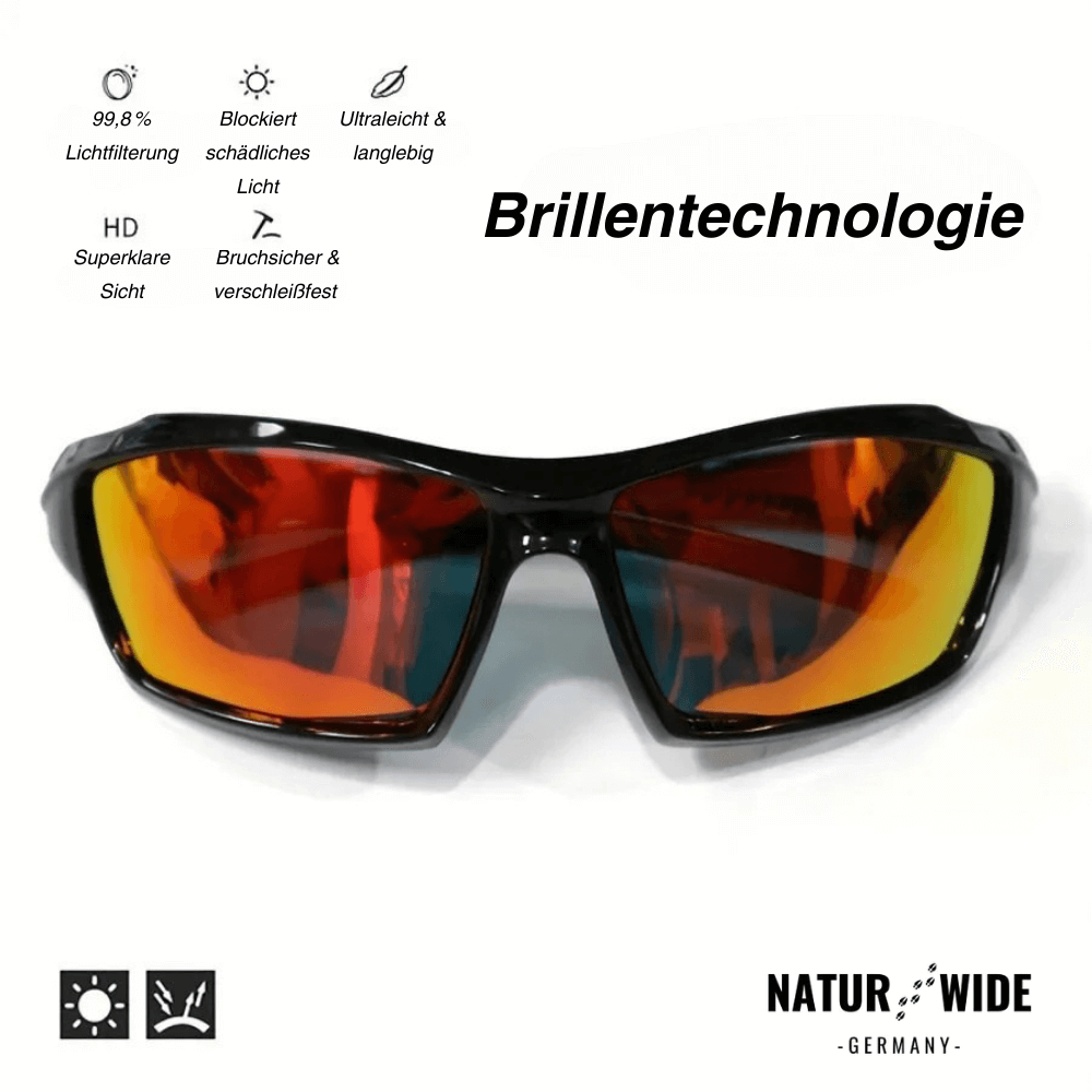Polarisierte Sportsonnenbrille mit UV400-Schutz – Ansicht 4