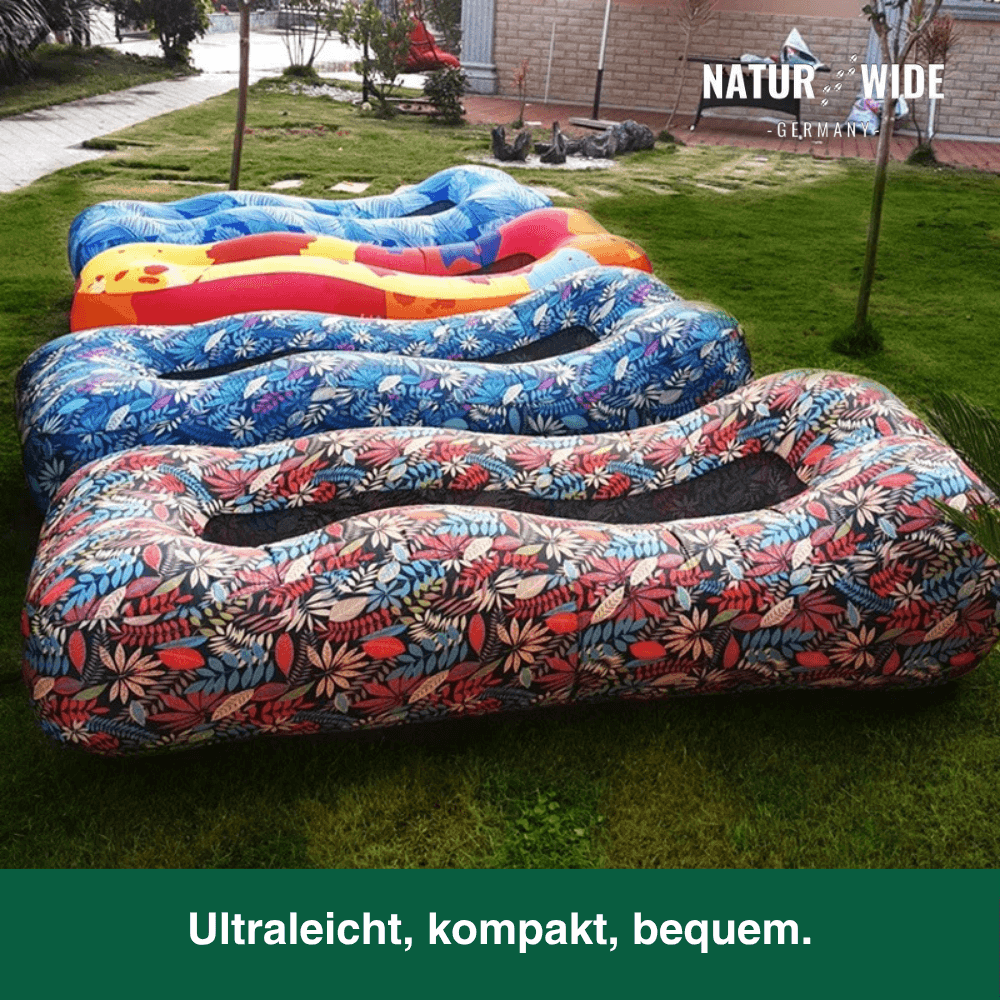 Aufblasbares Sofa-Luftbett ohne Pumpe, 200 kg – Ansicht 5