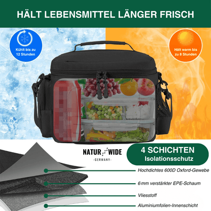 Robuste Kühltasche, isoliert für warm und kalt – Ansicht 9