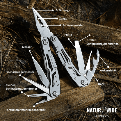 Multi-Tool aus Edelstahl, 14 Funktionen – Ansicht 5