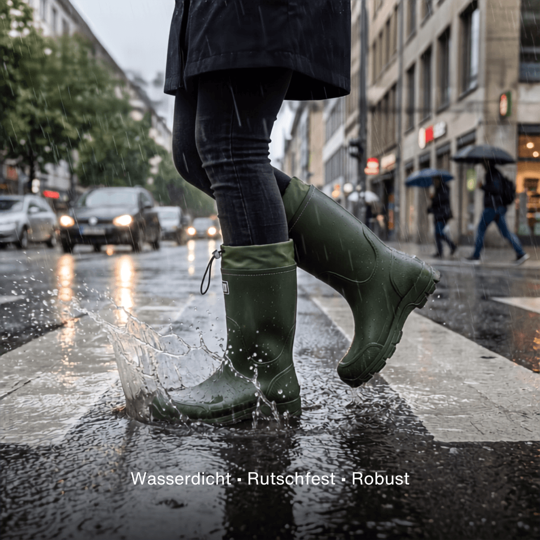 Wasserdichte Gummistiefel unisex, rutschfest – Ansicht 35