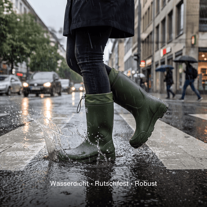 Wasserdichte Gummistiefel unisex, rutschfest – Ansicht 35