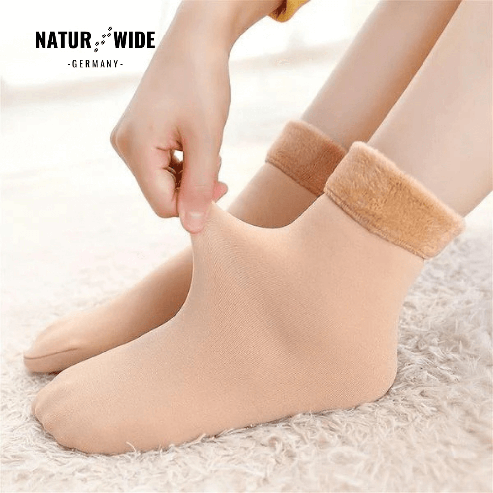 ThermoGrip Sockenschuhe mit Gripsohle, 5er-Set – Ansicht 3
