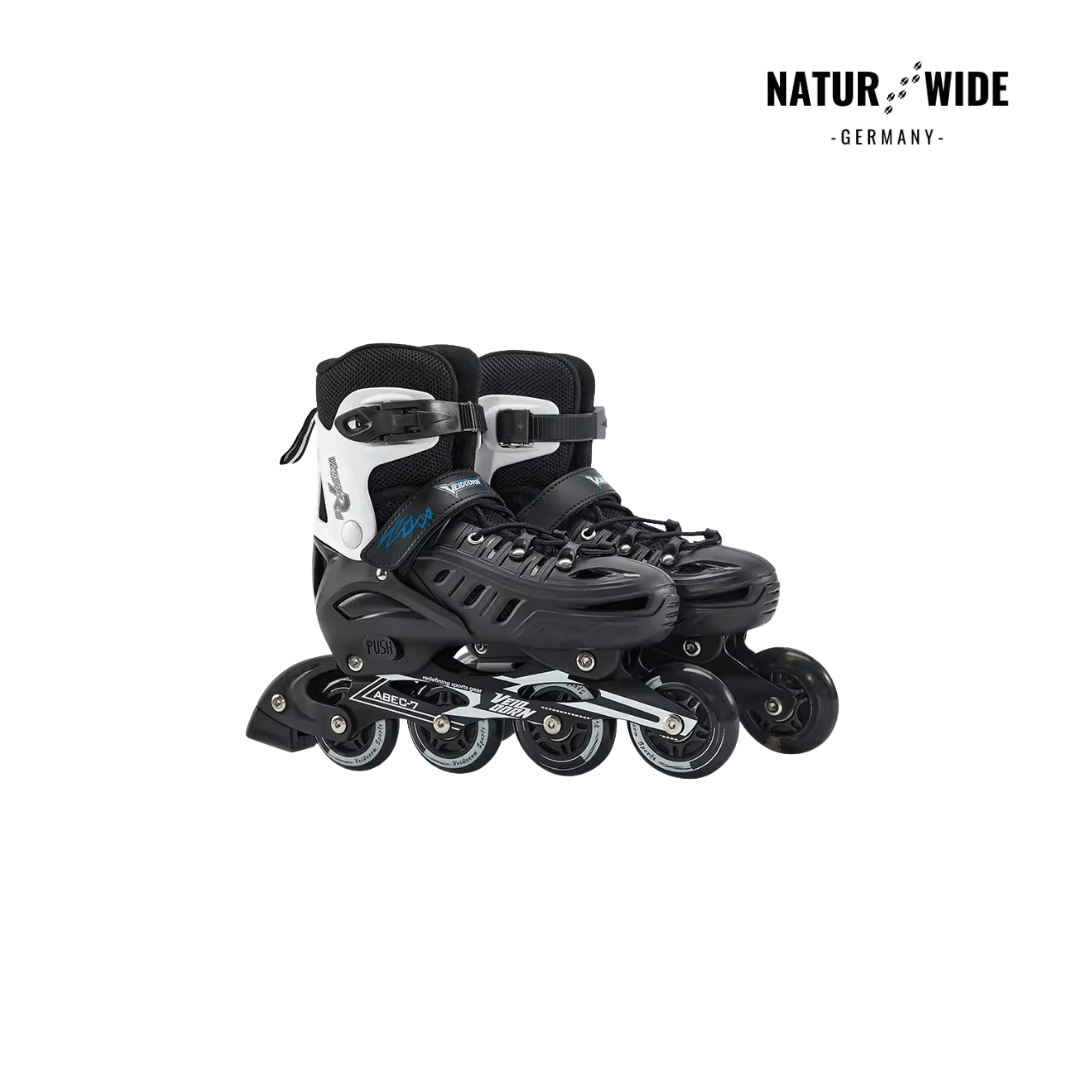 Größenverstellbare Inline Skates mit LED-Rollen – Ansicht 4
