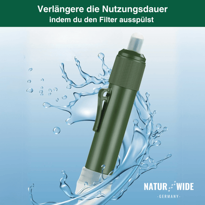 Mini-Wasserfilter für Camping, Wandern & Notfall – Ansicht 9