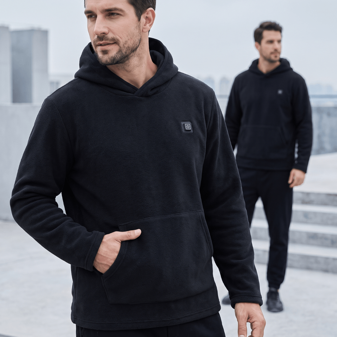 USB beheizter Hoodie mit Reißverschluss, unisex – Ansicht 15