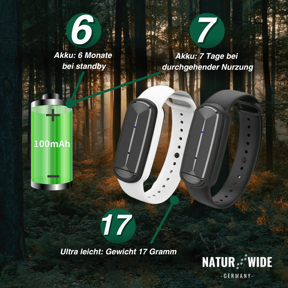 MosquiStop Ultraschall-Armband gegen Mücken – Ansicht 2