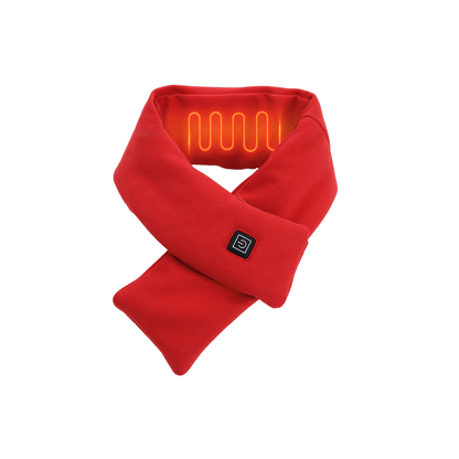 Beheizter Schal mit USB, waschbar, 86 g – Rot