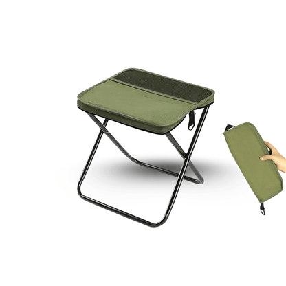 Faltbarer Campingstuhl, 0,9 kg, bis 120 kg – Grün