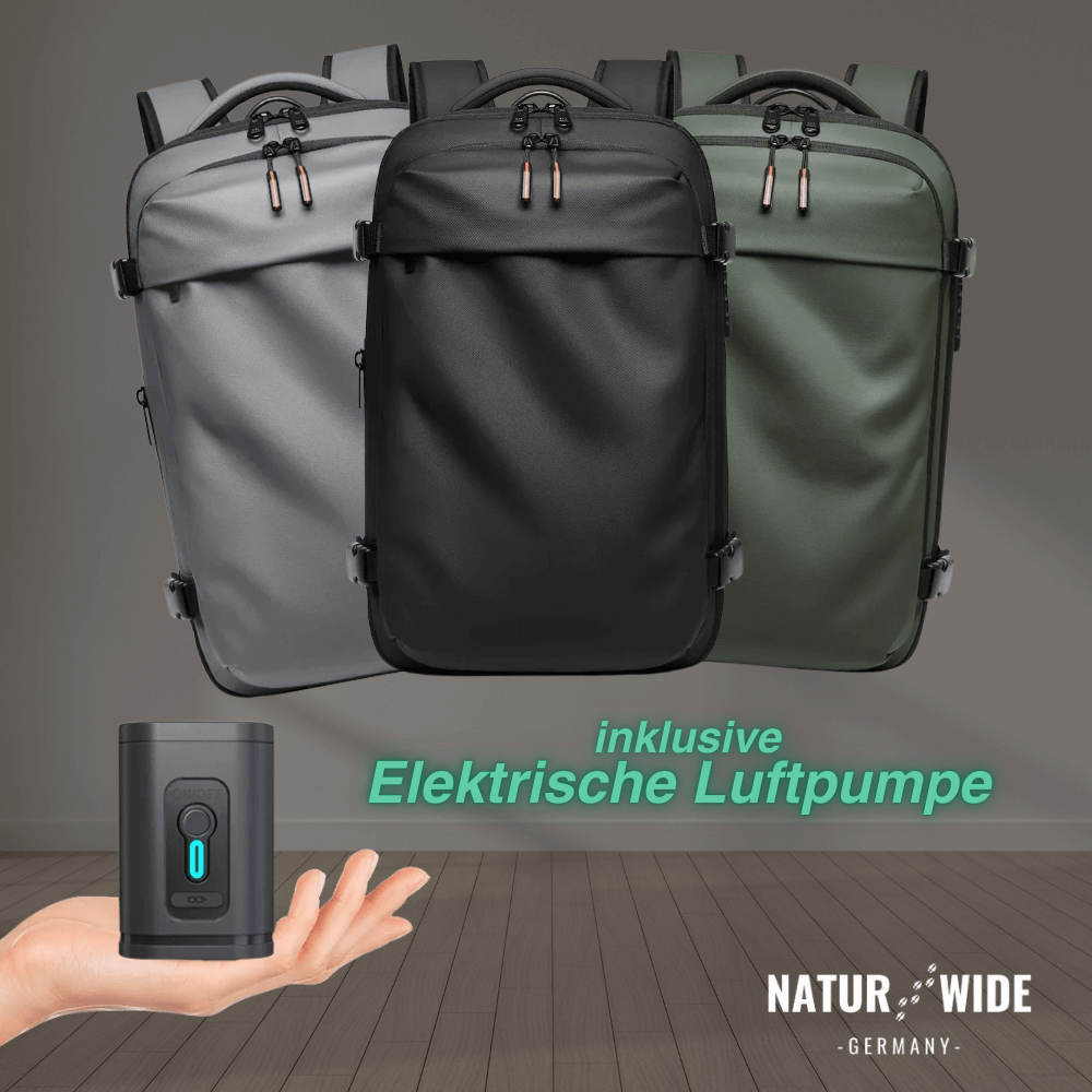 Vakuum-Rucksack 36–55 L mit 17-Zoll-Laptopfach – Ansicht 10
