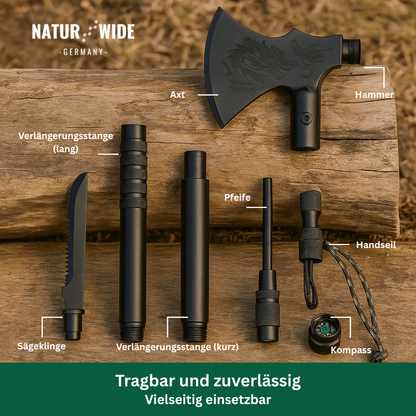 Multifunktions-Axt mit verlängerbarem Griff – Ansicht 5