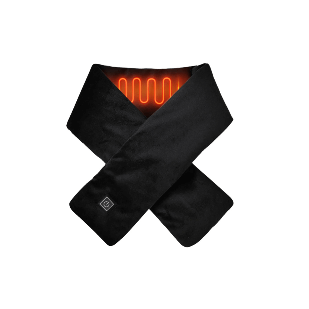Beheizter Schal mit USB, waschbar, 86 g – Schwarz