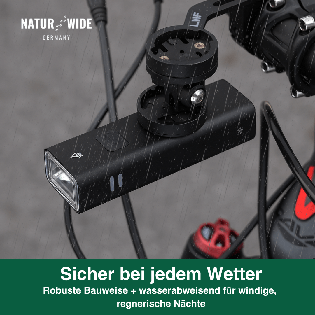 Fahrrad Frontlicht USB, 10.000 mAh mit Powerbank – Ansicht 14