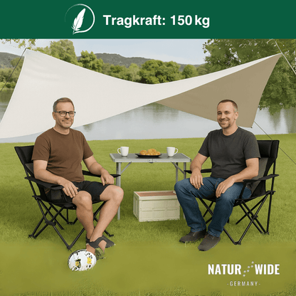 Faltbarer Relaxstuhl mit Liegeposition, 150 kg – Ansicht 2