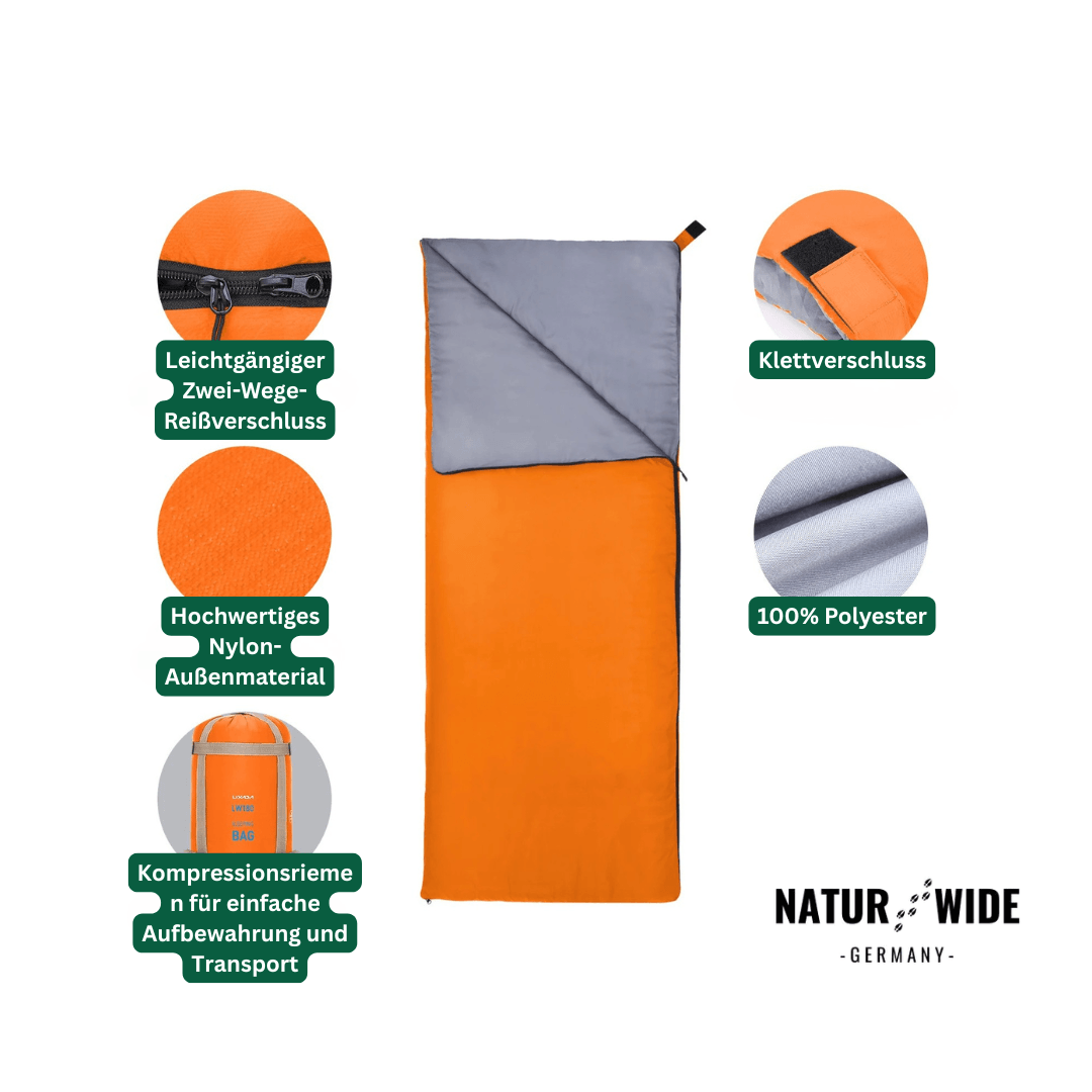 Ultraleichter Deckenschlafsack, 680 g, 15 °C – Ansicht 3