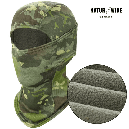 Fleece-Sturmhaube winddicht, auch unter Helm – Ansicht 8