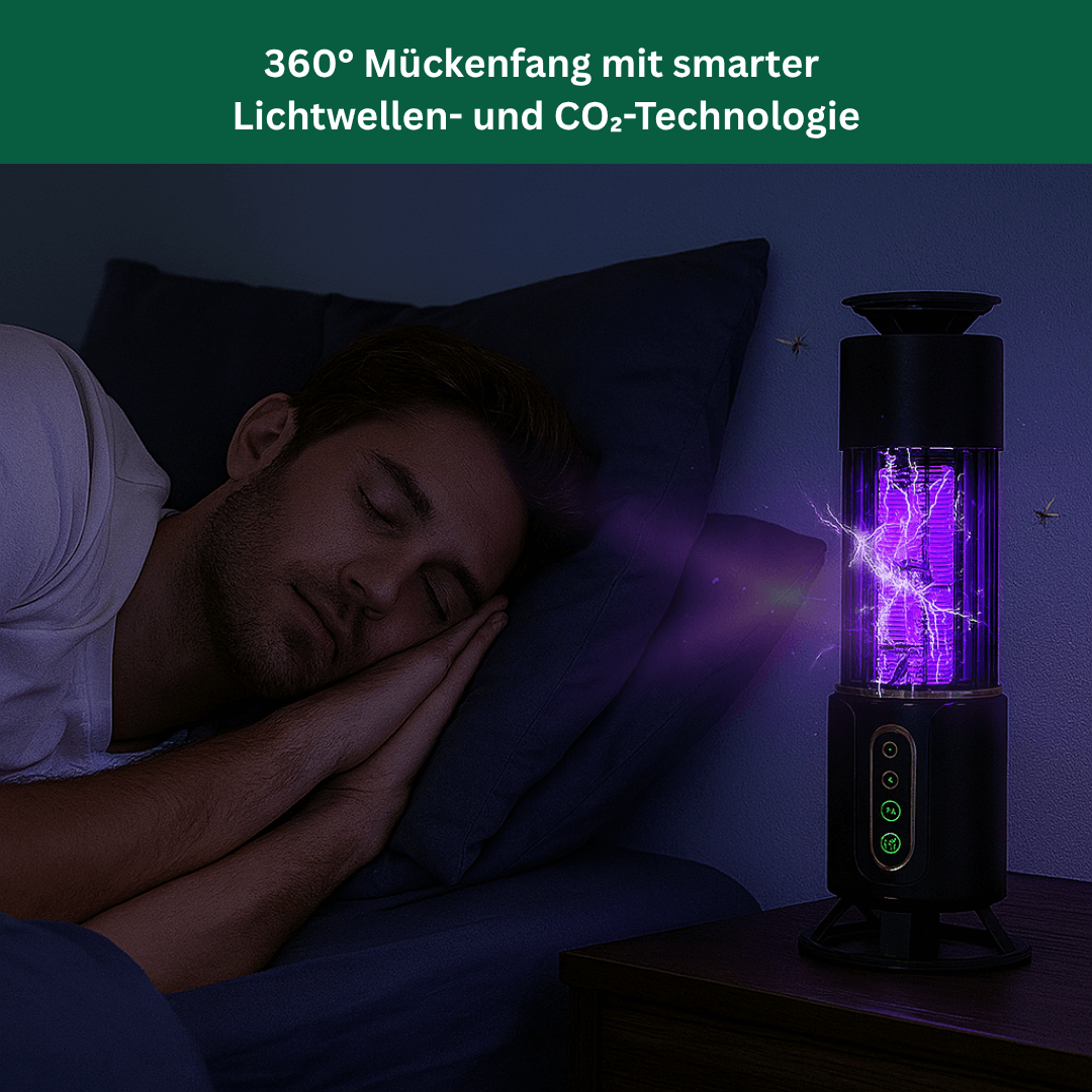 Mückenlampe mit Ventilator – leise, ohne Chemie – Ansicht 5