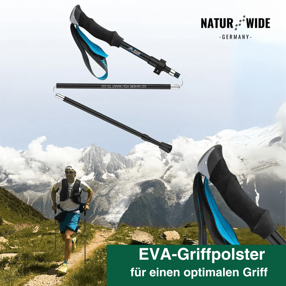 TrekMaster Wanderstöcke, Alu, verstellbar – Ansicht 11