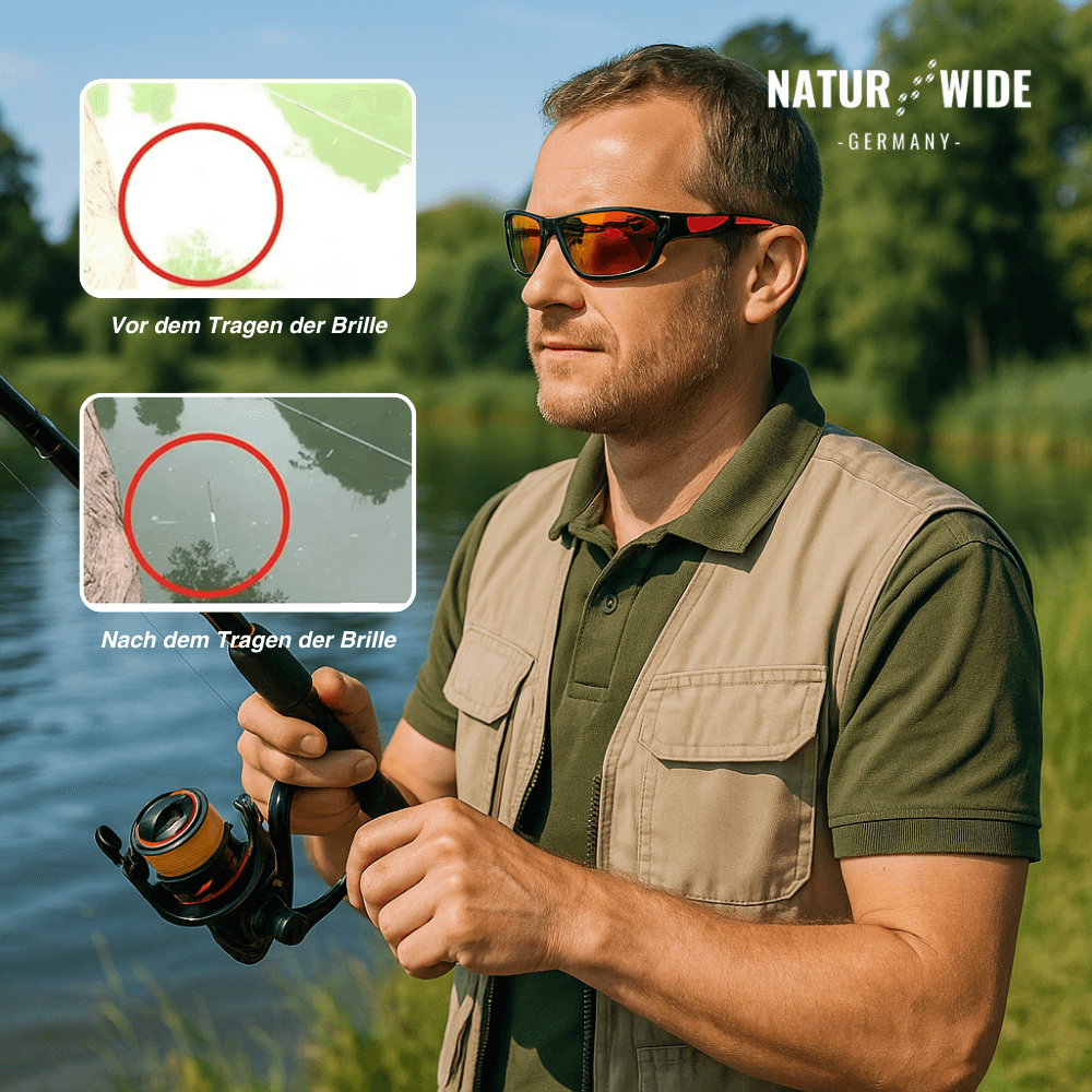 Polarisierte Sportsonnenbrille mit UV400-Schutz – Ansicht 9