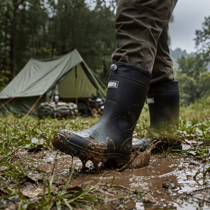 Wasserdichte Gummistiefel unisex, rutschfest – Ansicht 34