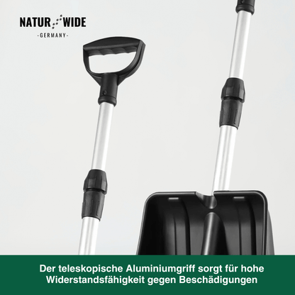 Teleskop-Schneeschaufel fürs Auto, Alu, 1 kg – Ansicht 7