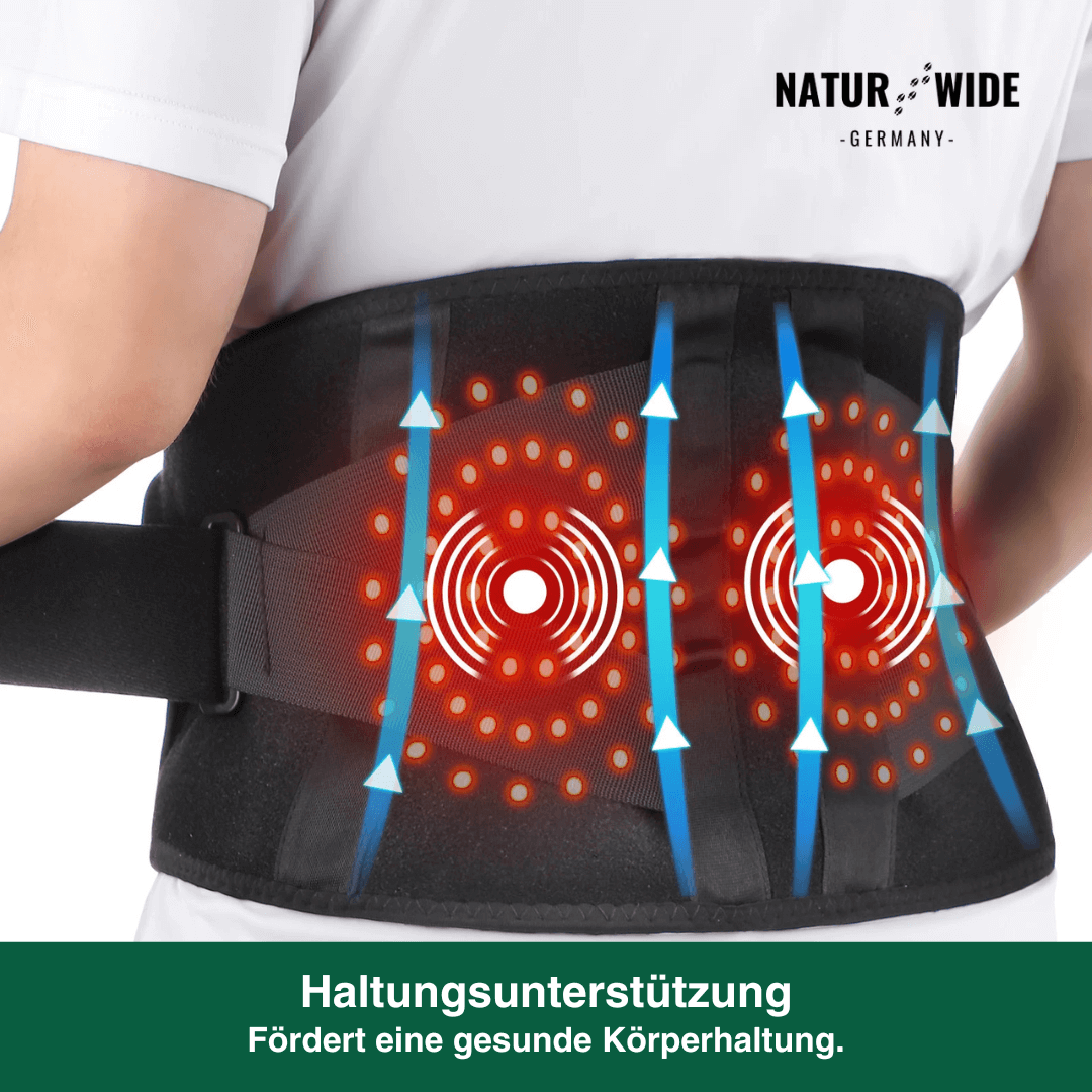 Massagegürtel mit Wärme, Vibration und Rotlicht – Ansicht 10