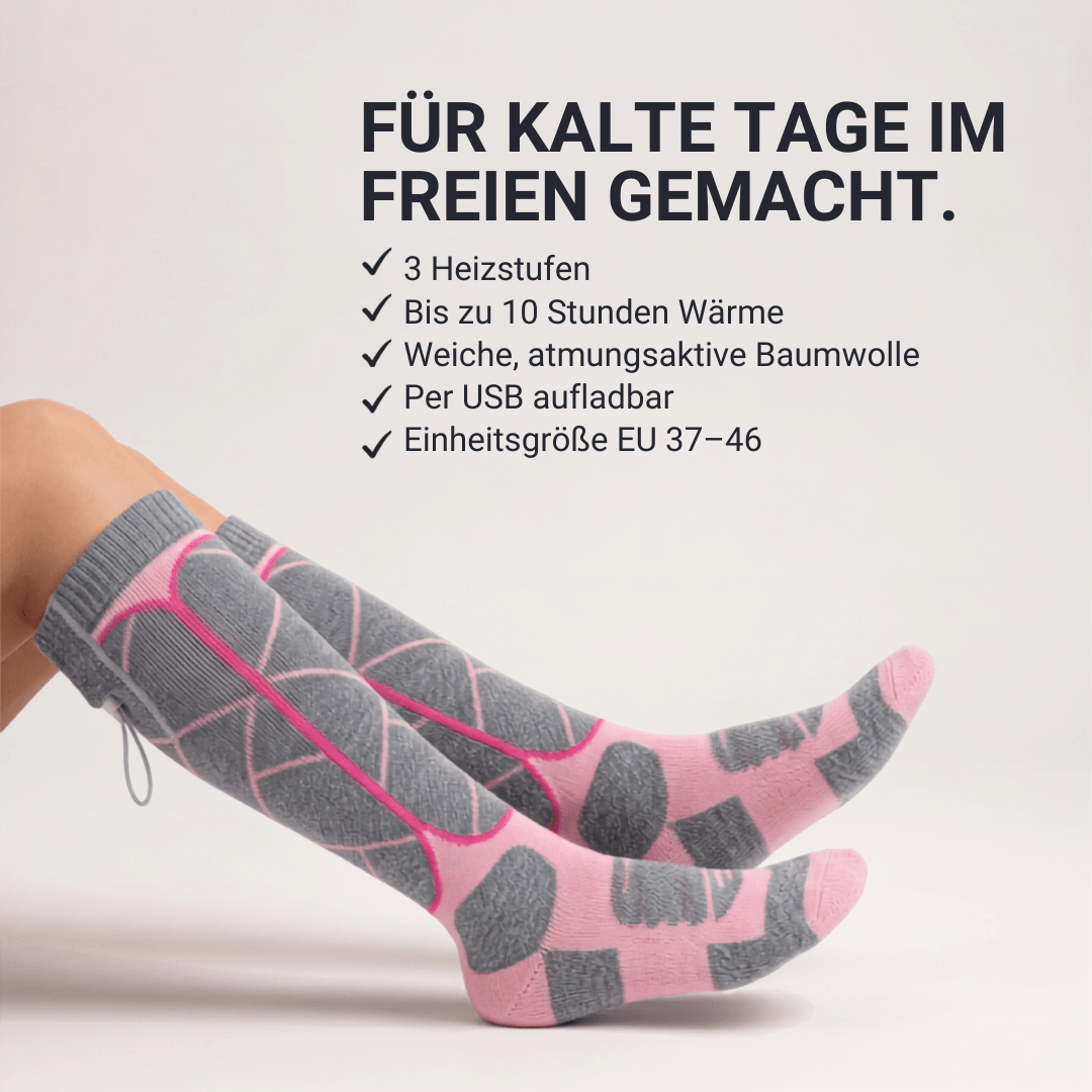 Beheizte Socken aus Baumwolle, 3 Heizstufen – Ansicht 5