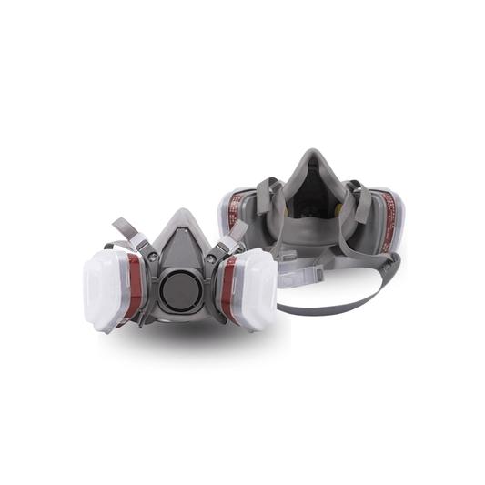 Halbmaske mit Filterpatronen & Schutzbrille