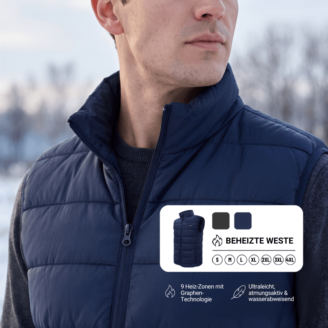 Beheizte Weste mit 9 Heizzonen für Powerbank – Ansicht 11