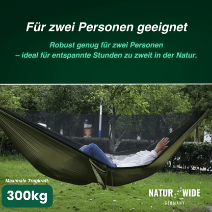 Camping-Hängematte mit Moskitonetz, bis 200 kg – Ansicht 5