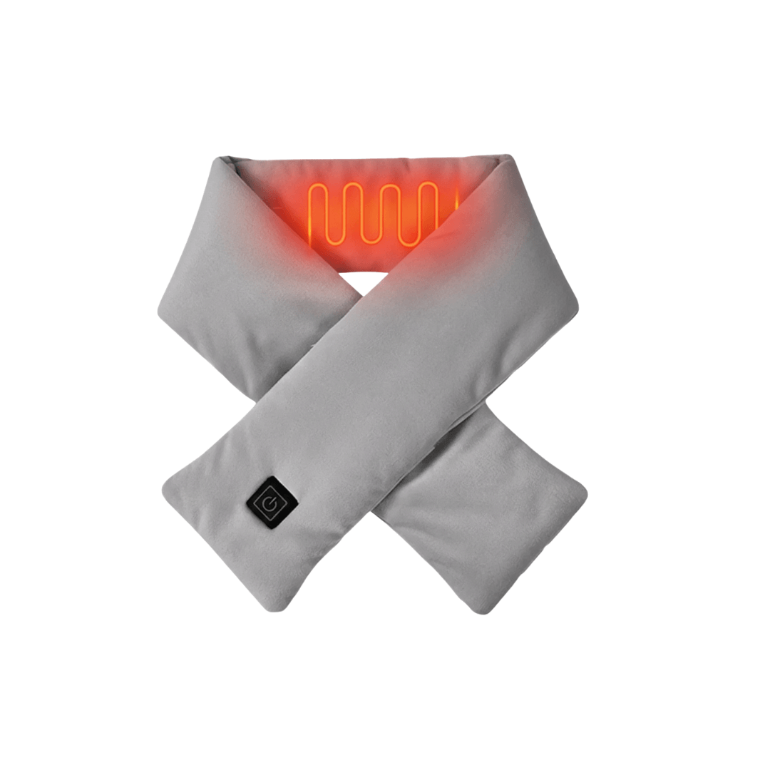 Beheizter Schal mit USB, waschbar, 86 g – Grau